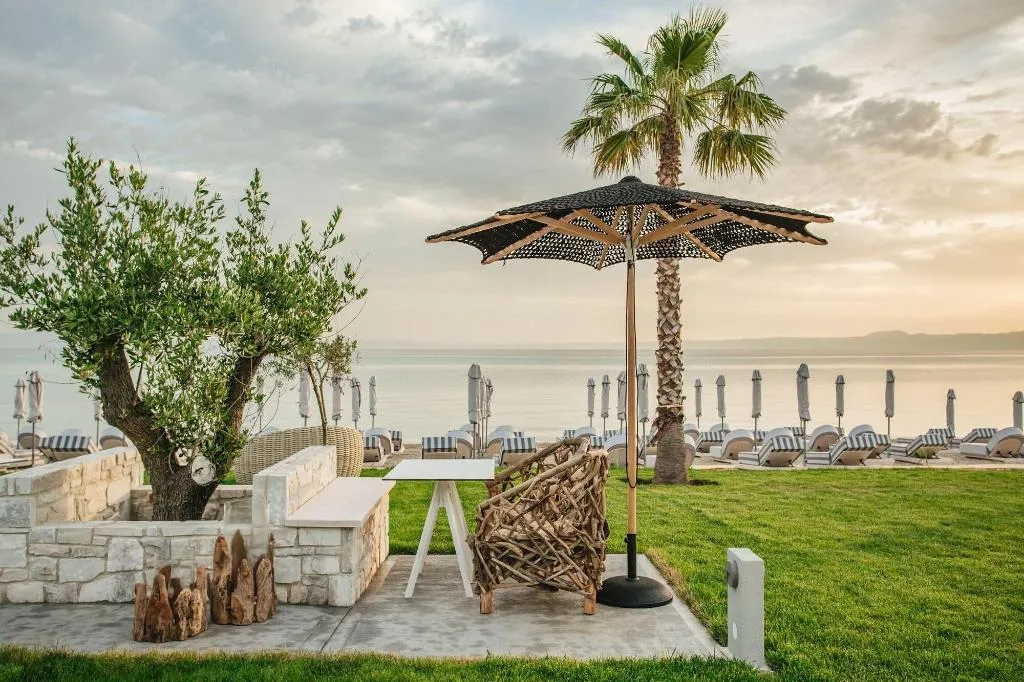 Terrace, Blue Carpet Luxury Suites, Halkidiki