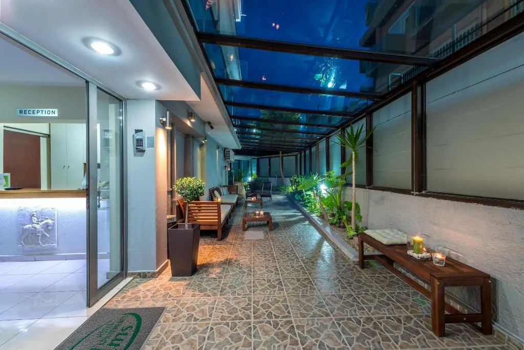 Lobby, 7 Palms Hotel Apartments, Rhodes