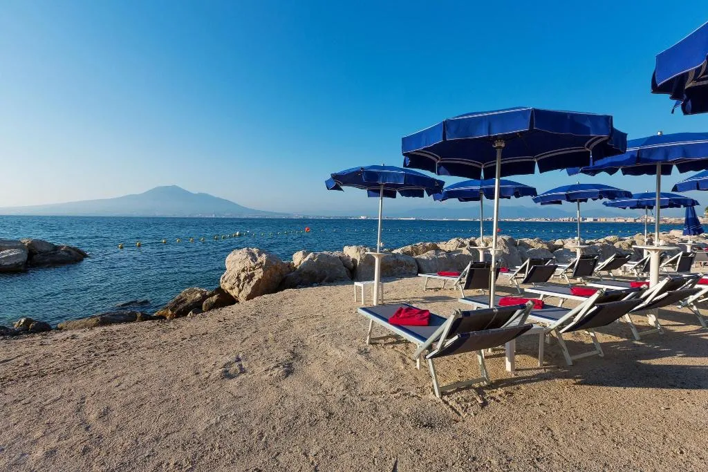 Beach, Towers Hotel Stabiae Sorrento Coast, Naples