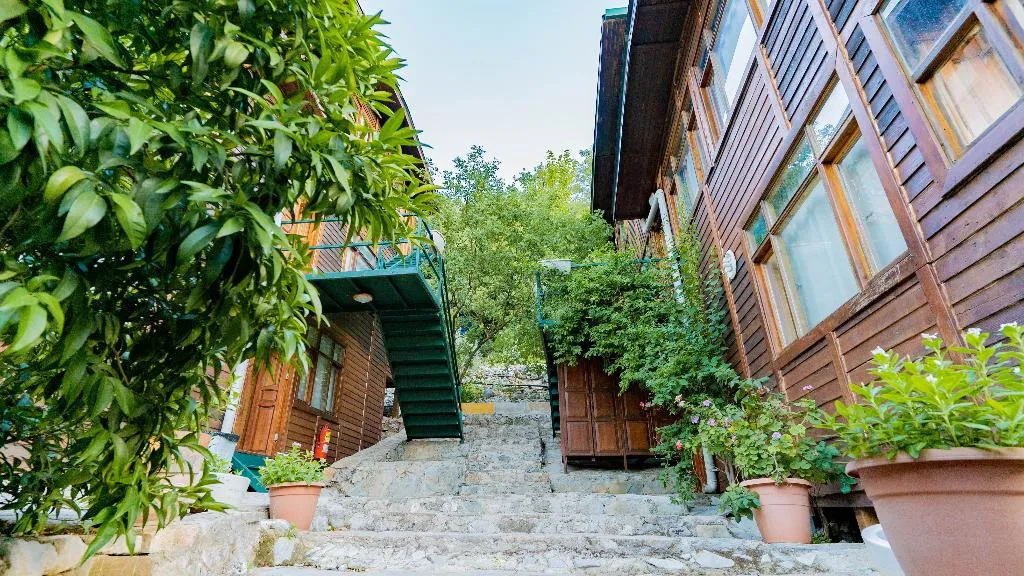 General view, Türkmen Ağaç Evleri, Antalya