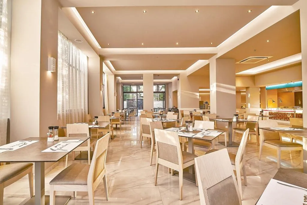 Restaurant, Eva Bay Hotel On The Beach - Adults Only, Crete