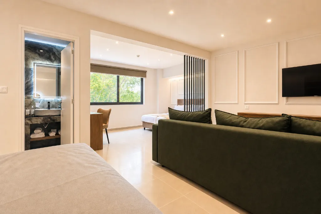 SUITE CAPACITY 4 Room, Philia Center Suites, Rhodes
