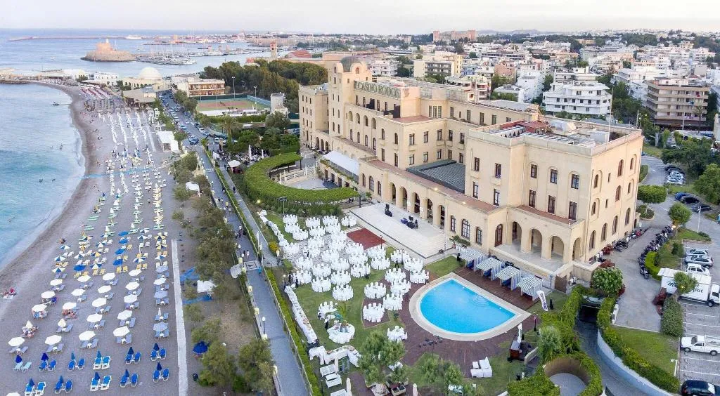 General view, Grande Albergo Delle Rose, Rhodes