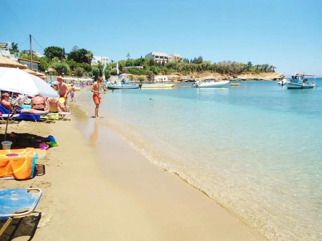 Beach, Apollonia Apartments, Crete