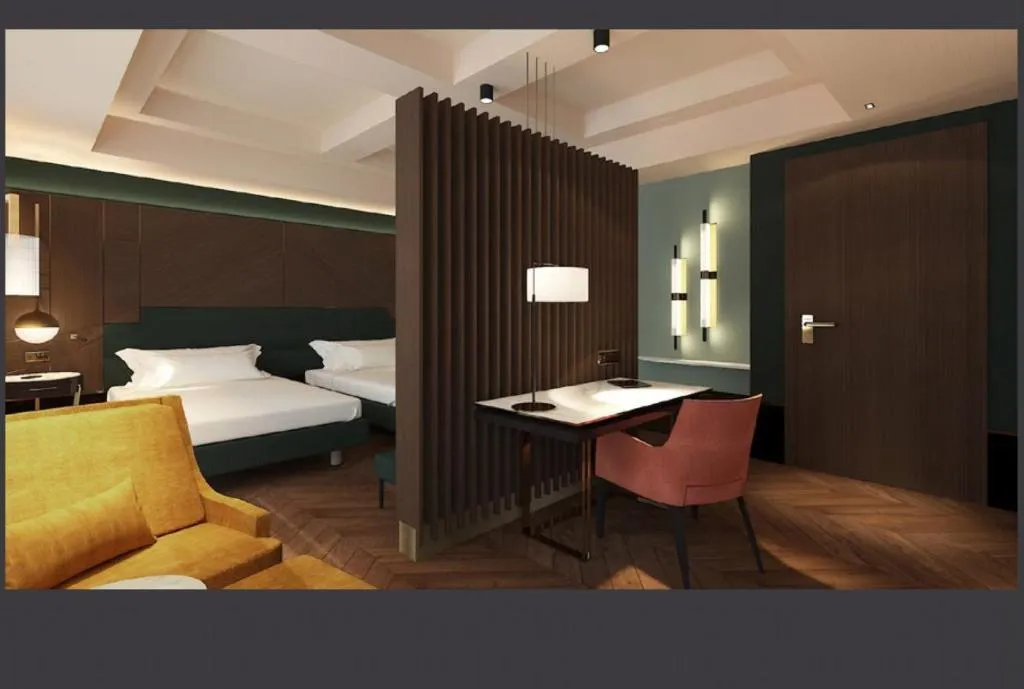 DOUBLE Accessible KING SIZE BED Room, Hilton Rome Eur La Lama, Rome