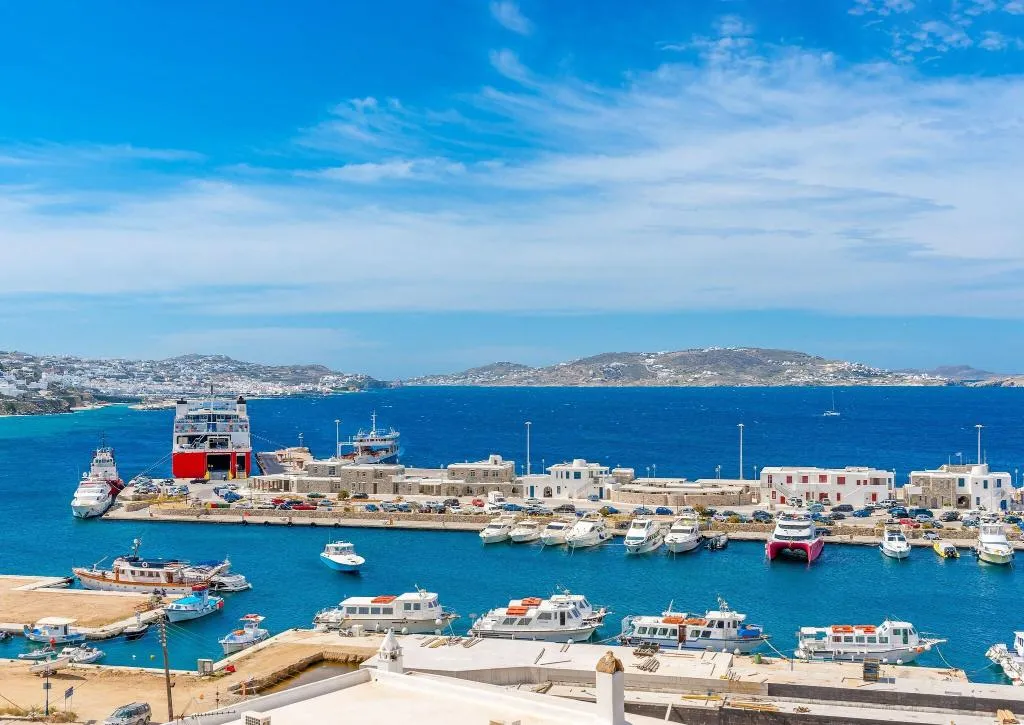 General view, Paradision, Mykonos
