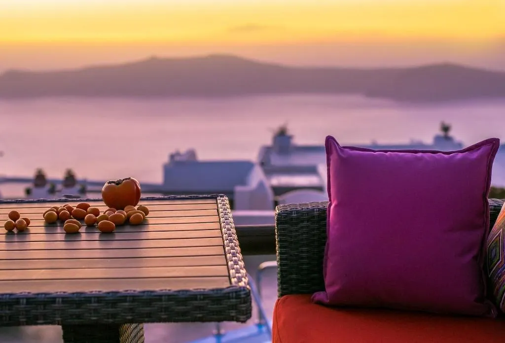 General view, Abelonas Retreat-Sunset and Sunrise Lodgins, Santorini