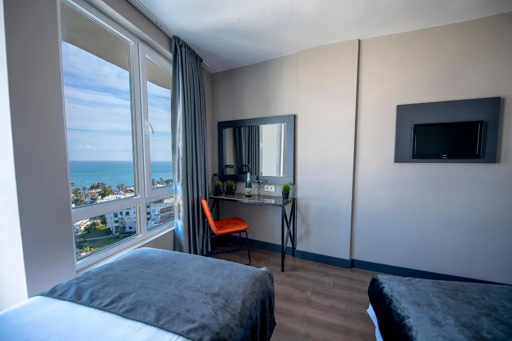 DOUBLE SINGLE USE SEA VIEW Room, Tourist Hotel Antalya, Antalya
