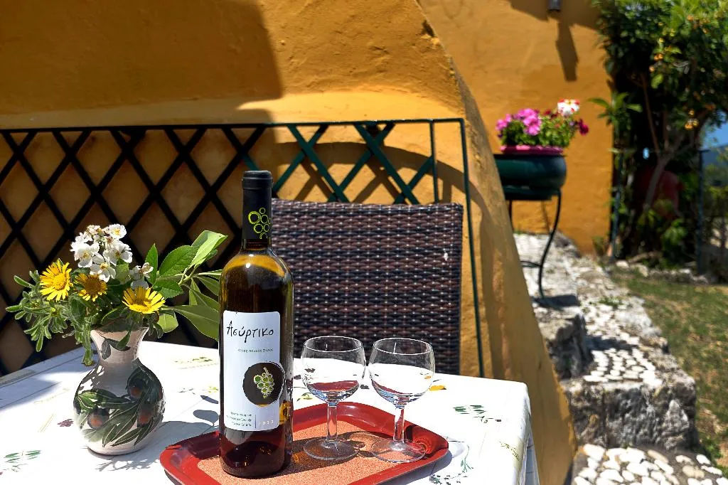 Terrace, Fundana Villas, Corfu