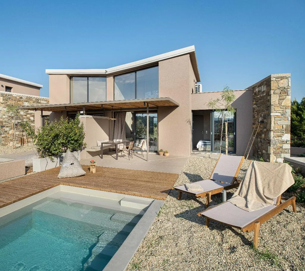 VILLA TWO BEDROOMS Room, Etheres, Halkidiki