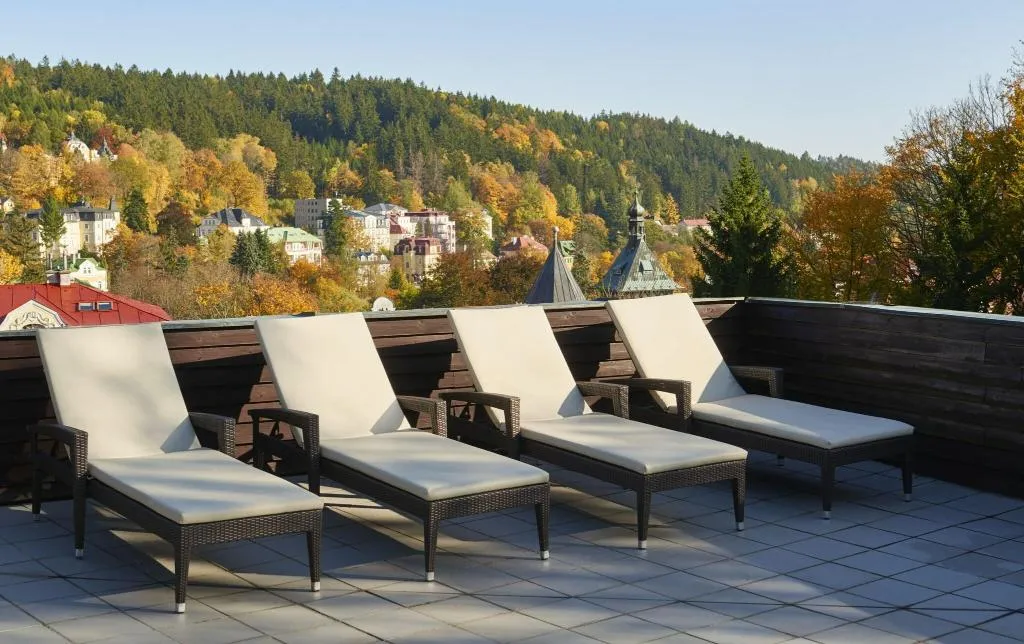 Terrace, Spa Hotel Devin, Prague