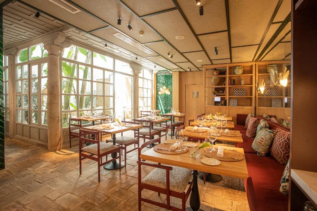 Restaurant, Hospes Las Casas del Rey de Baeza,, Seville
