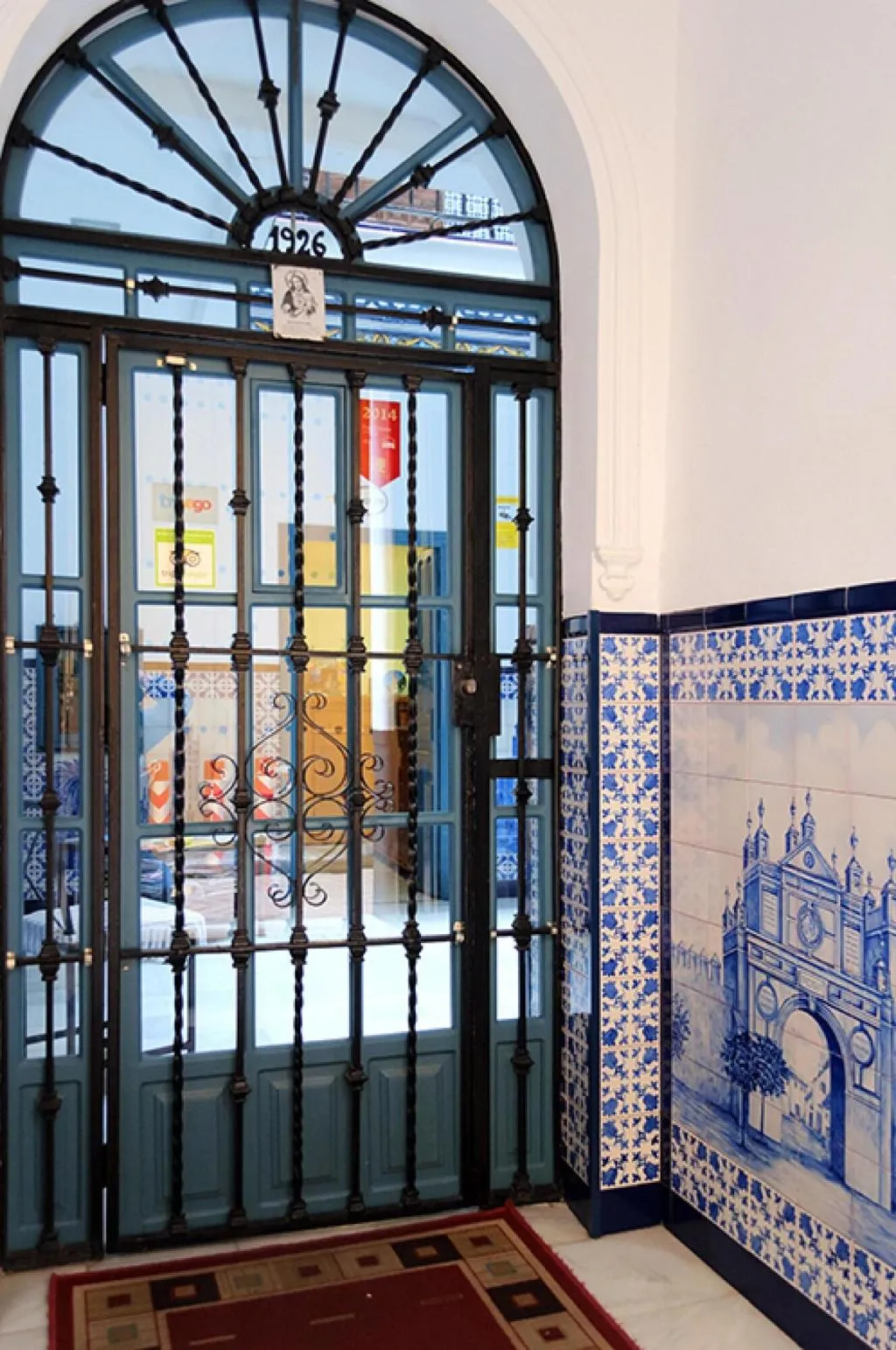 Lobby, Pension La Montorena, Seville