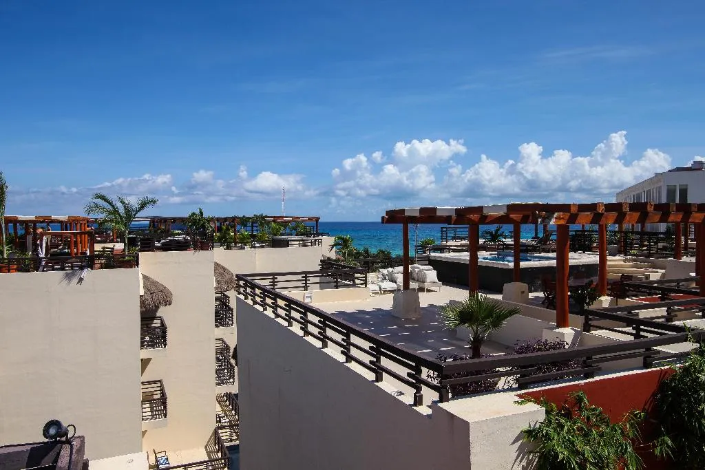 Terrace, Aldea Thai by oceanfront, Playa Del Carmen