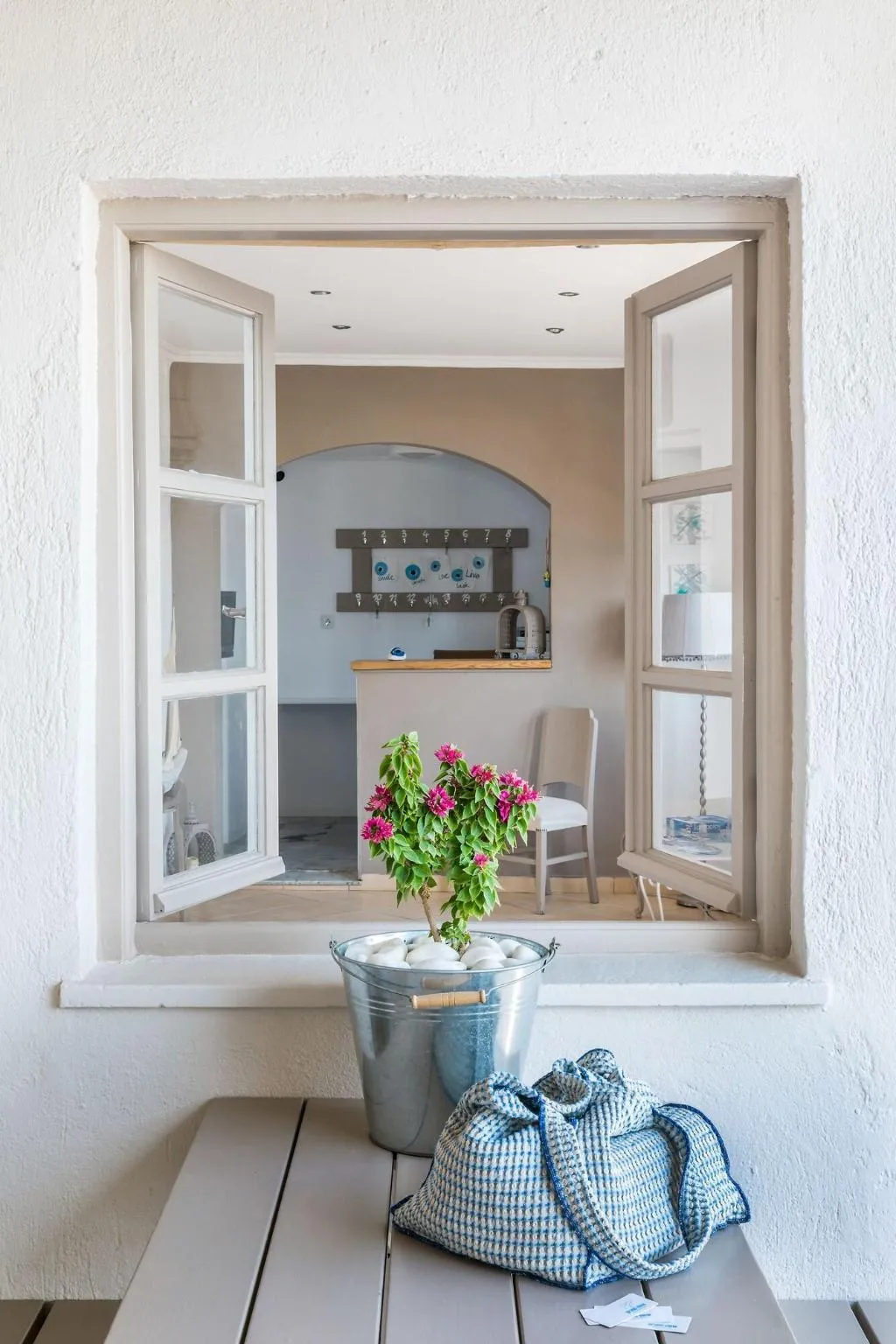 Lobby, Grand View Hotel, Santorini