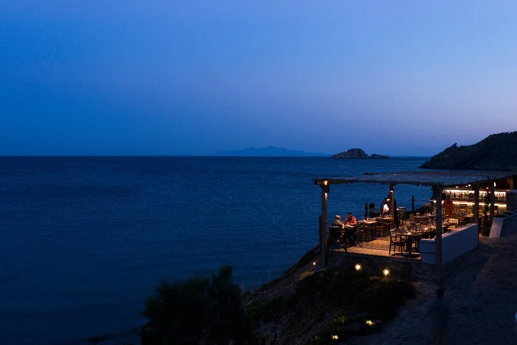 Terrace, Casa Del Mar Mykonos Seaside Resort, Mykonos