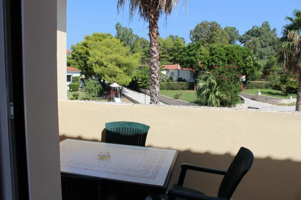 Terrace, Elanthi Village Apartments, Zante