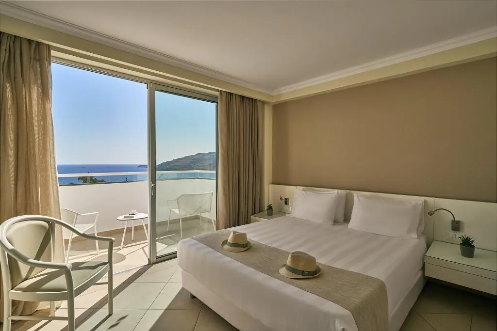 JUNIOR SUITE DELUXE SEA VIEW Room, Lindos Village Resort & Spa, Rhodes
