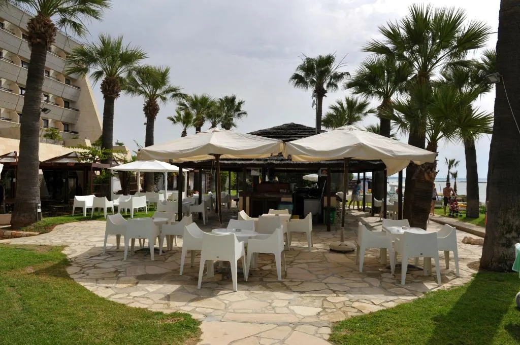 Terrace, Palm Beach Hotel & Bungalows, Cyprus