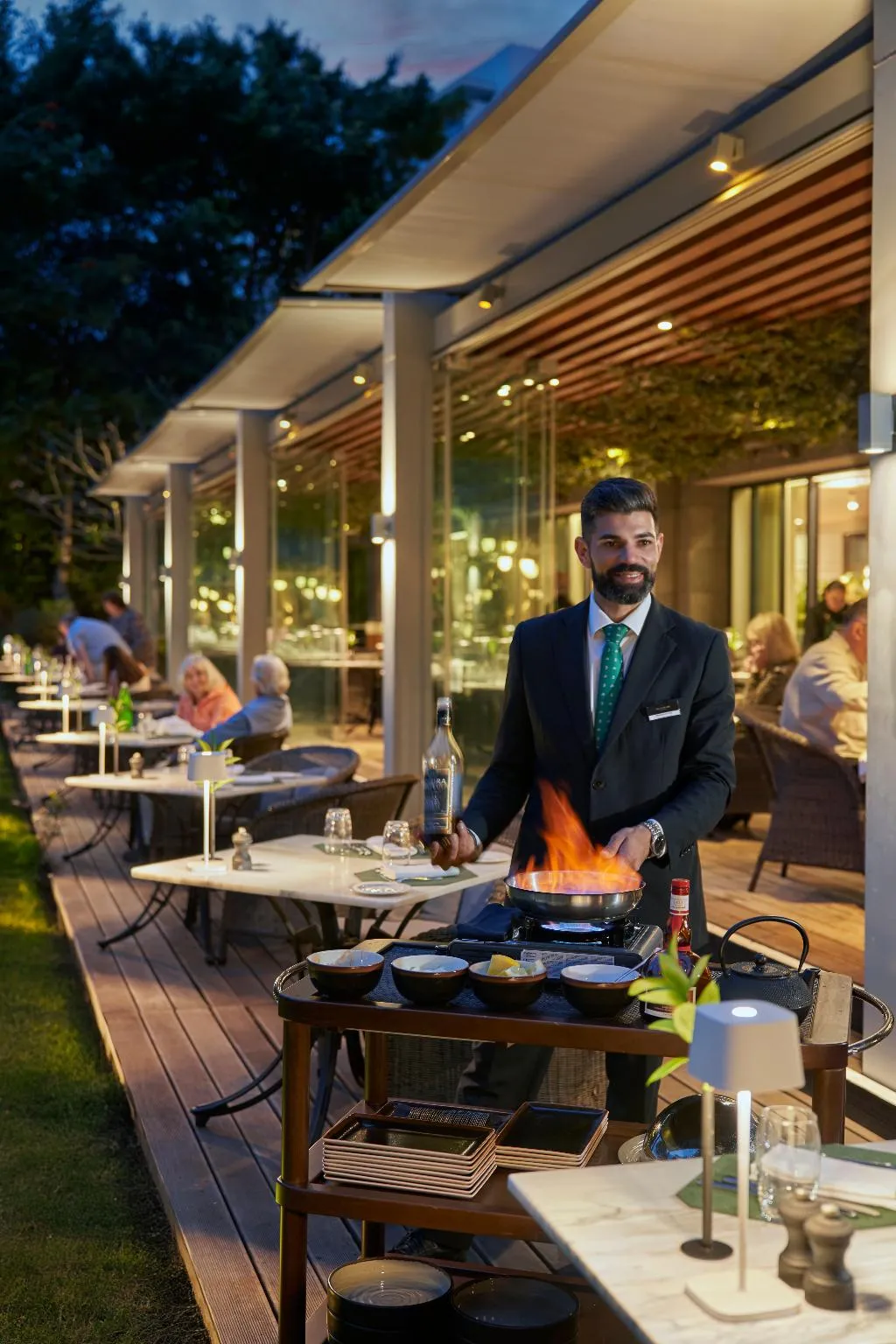 Restaurant, The Cliff Bay Resort, Madeira