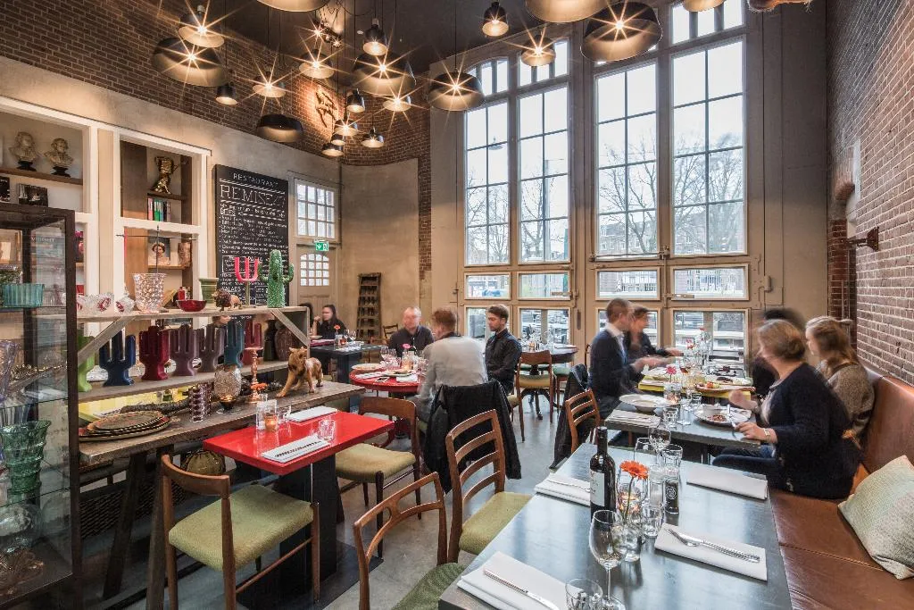 Restaurant, Hotel De Hallen, Amsterdam