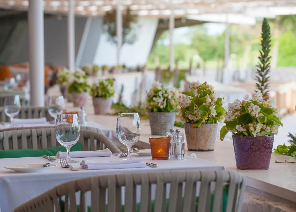 Terrace, Hotel Camiral, Costa Brava