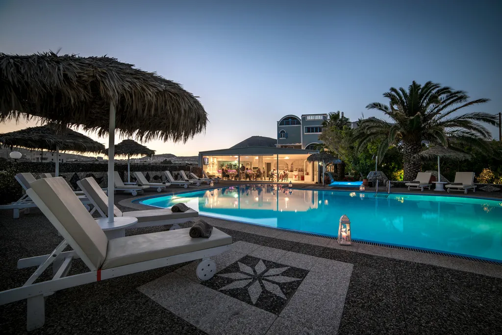 Pool, Pantheon Hotel, Santorini