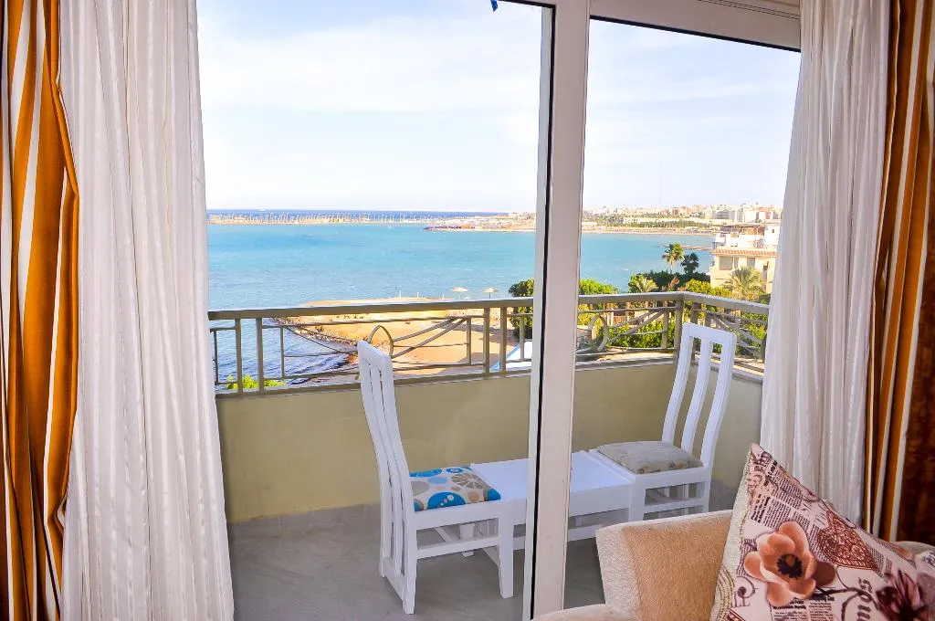 Terrace, Magic Beach Resort, Red Sea Riviera