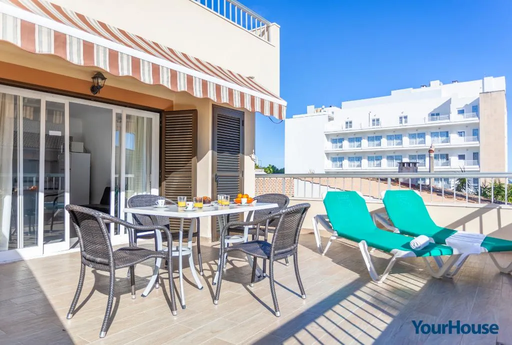 Terrace, Acapulco Apartments, Majorca