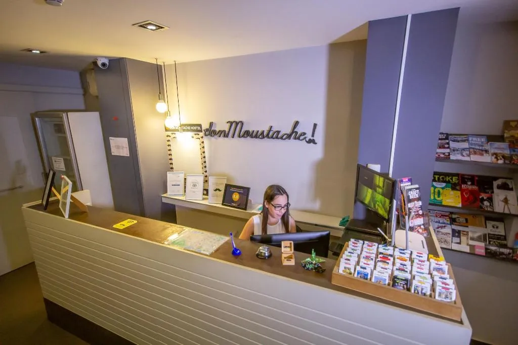 Lobby, Don Moustache Hostel, Barcelona