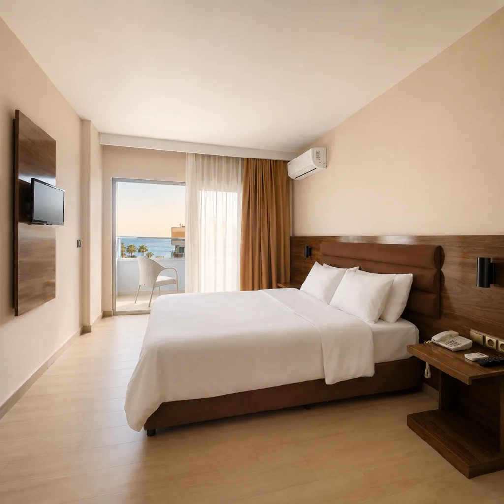 DOUBLE SINGLE USE SEA VIEW Room, Özgür Bey Spa Hotel, Antalya
