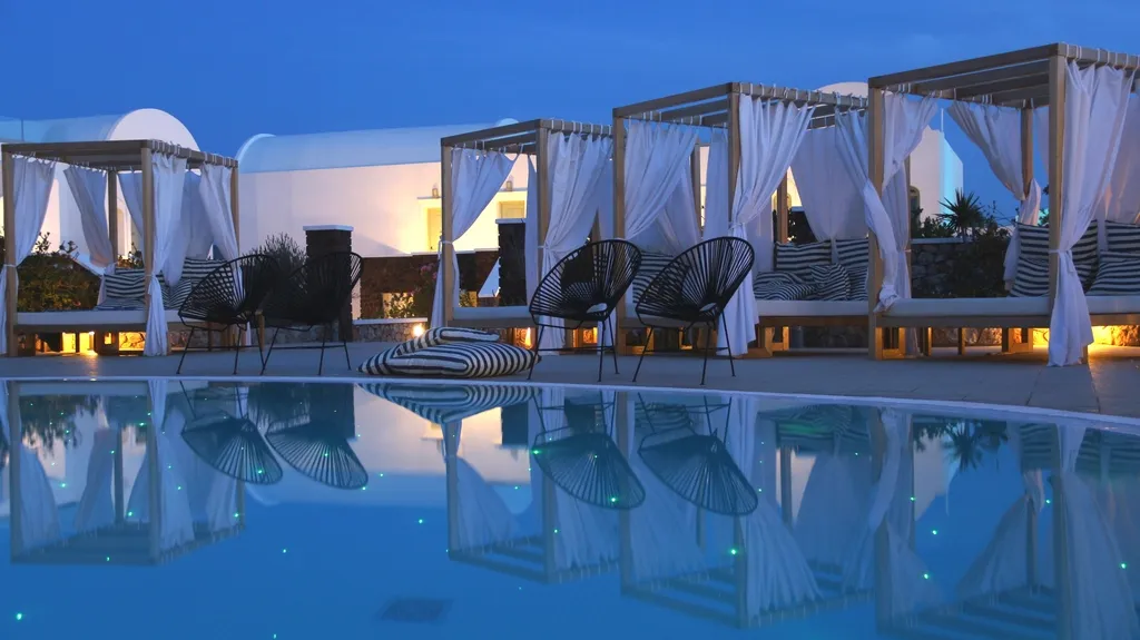 Pool, Astro Palace, Santorini
