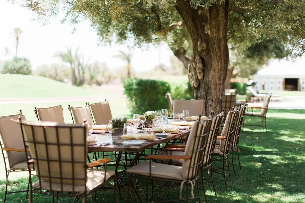 Restaurant, Amanjena, Marrakech
