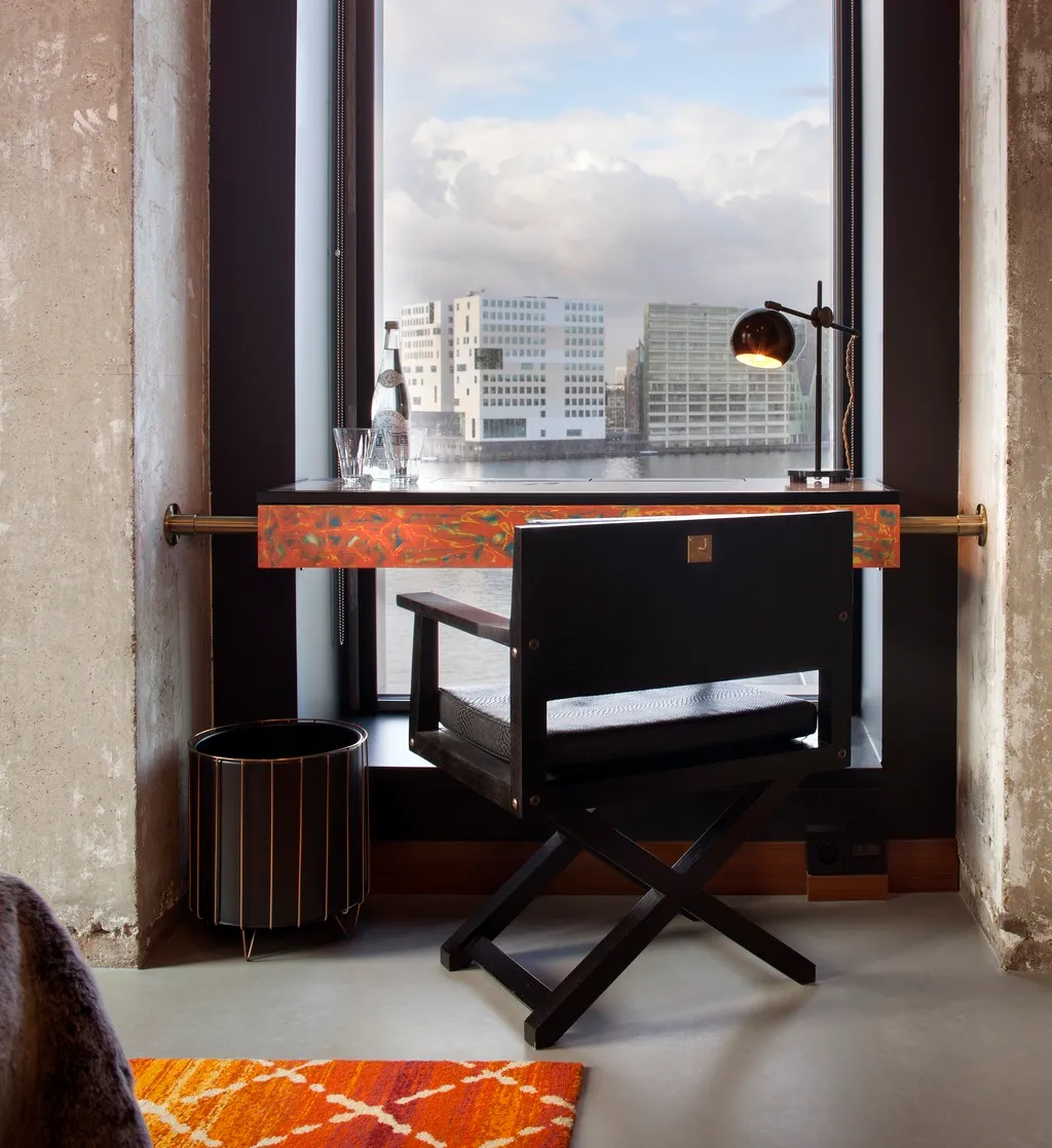 DOUBLE DELUXE RIVER VIEW Room, Sir Adam Hotel, part of Sircle Collection, Amsterdam