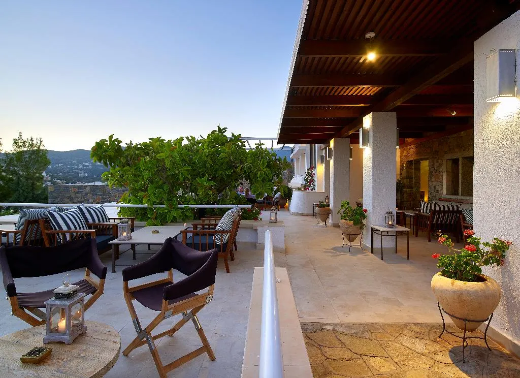 Terrace, St Nicolas Bay Resort Hotel & Villas, Crete