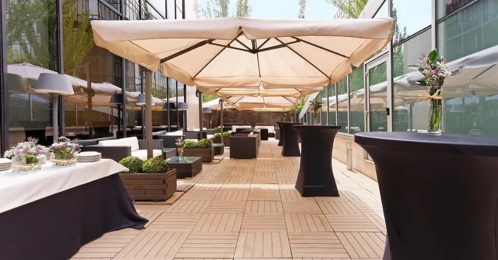 Restaurant, Melia Avenida America, Madrid