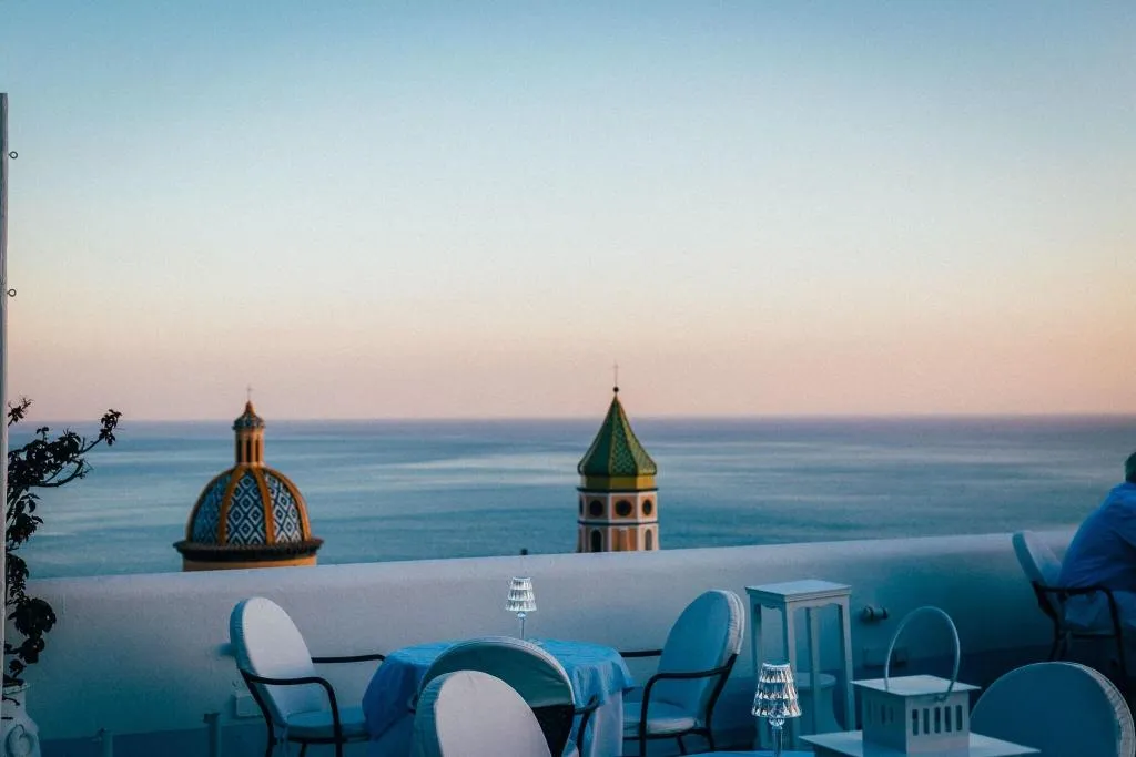Terrace, Hotel Le Fioriere, Naples