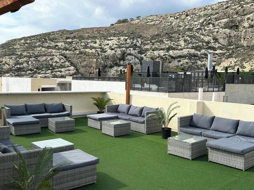 Terrace, Arzella Apartments, Gozo