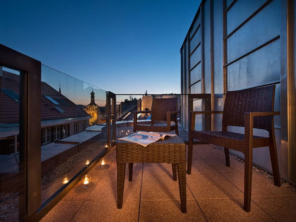 DOUBLE WITH BALCONY Room, EA Hotel Embassy Prague, Prague