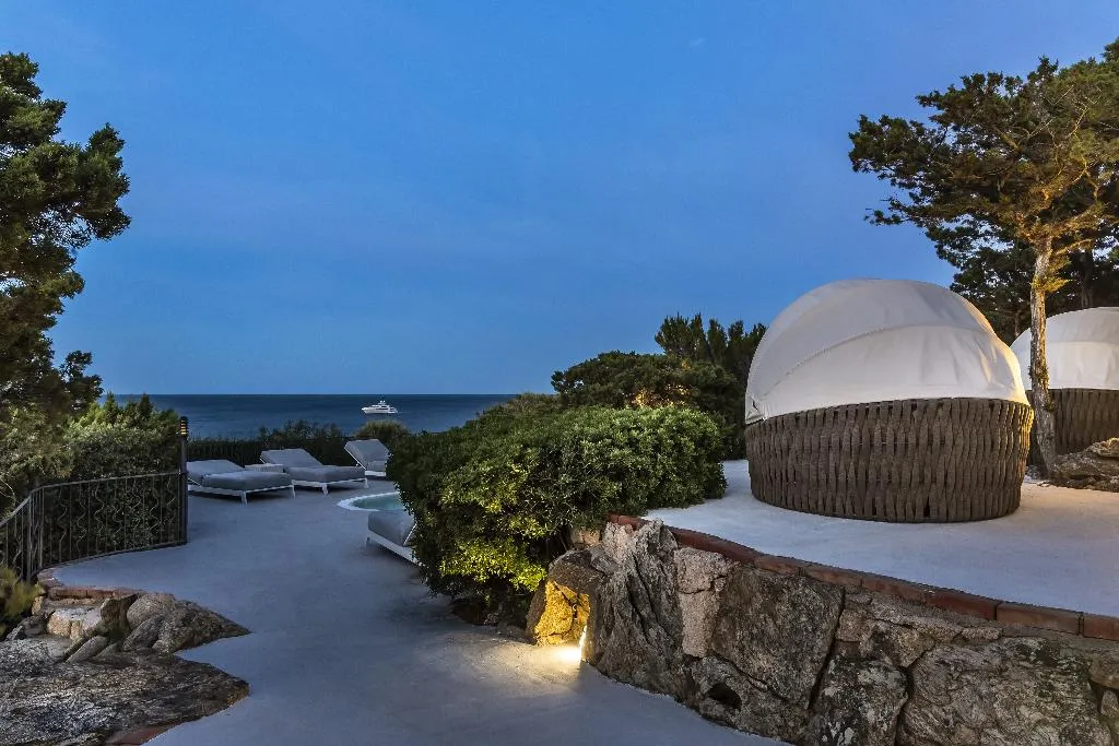 Terrace, Grand Hotel In Porto Cervo, Olbia