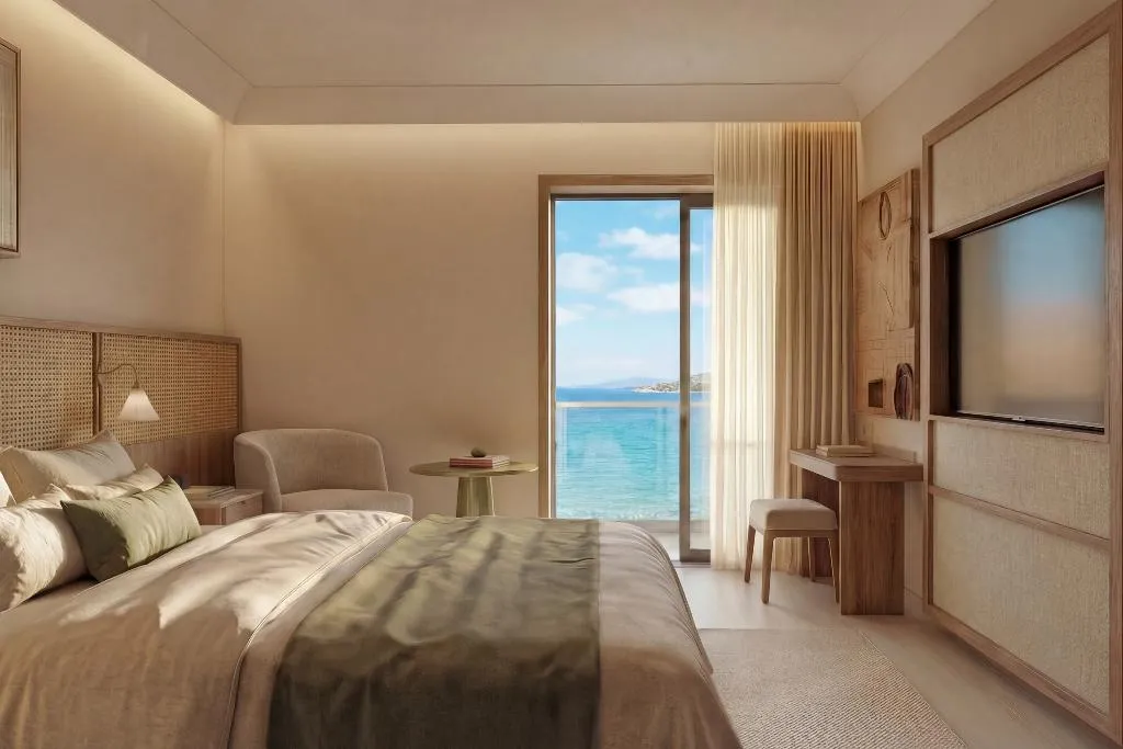 Double or Twin SEA VIEW WITH BALCONY Room, Hotel Sirena Hvar, Split