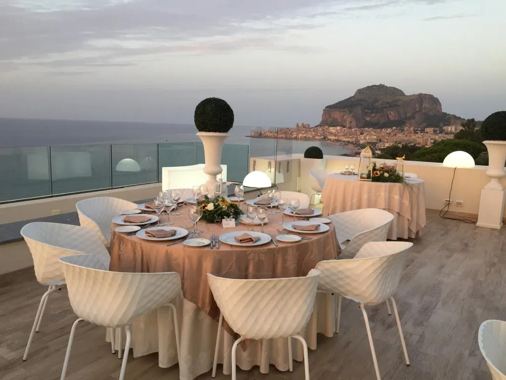 Terrace, Hotel Santa Lucia Le Sabbie D'Oro, Palermo