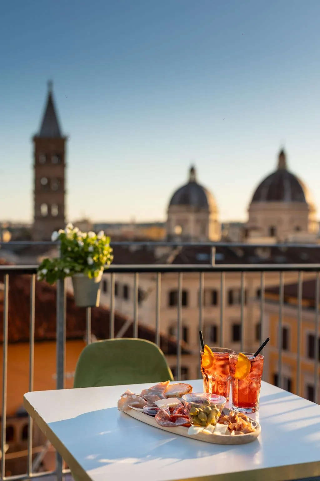 Terrace, Palladium Palace, Rome