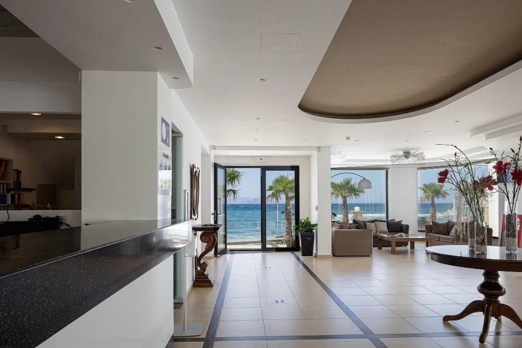 Lobby, Golden Bay Boutique Hotel & Bungalows, Crete