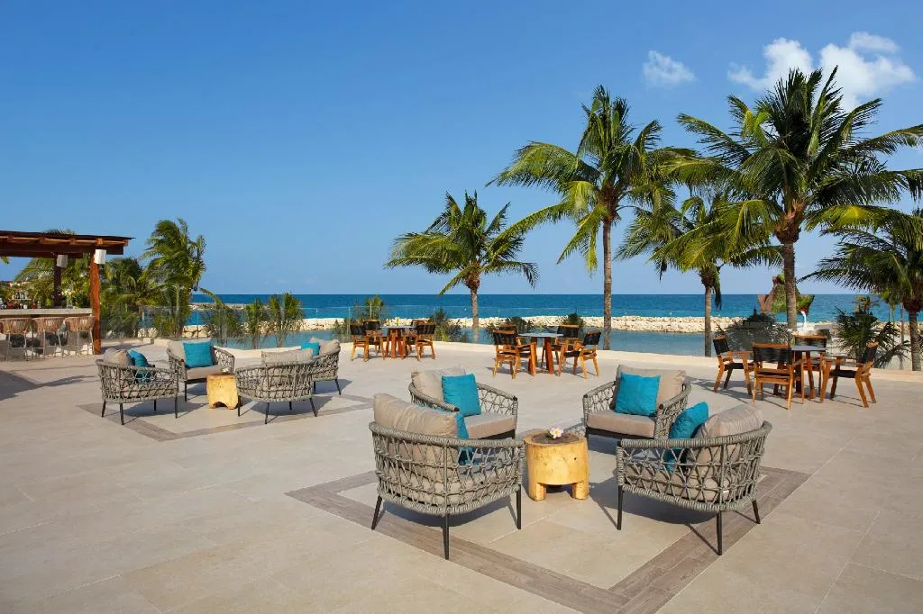 Terrace, Dreams Aventuras Riviera Maya All Inclusive, Cancun Area