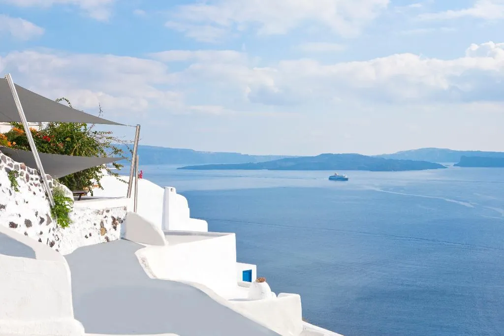 General view, Alexander's Suites, Santorini