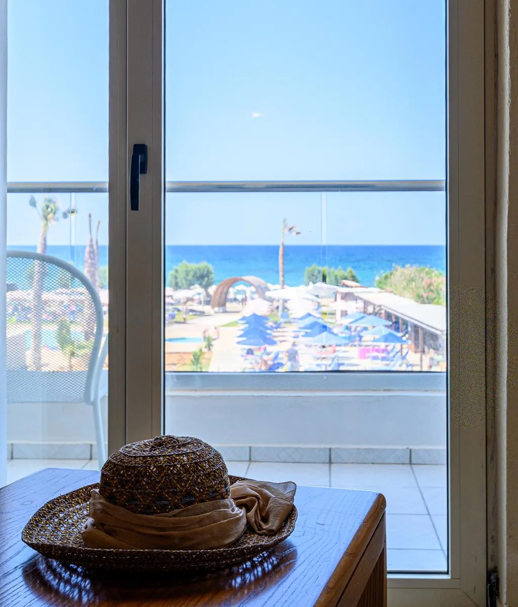 Double or Twin SEA VIEW Room, Malia Bay Beach Hotel & Bungalows, Crete