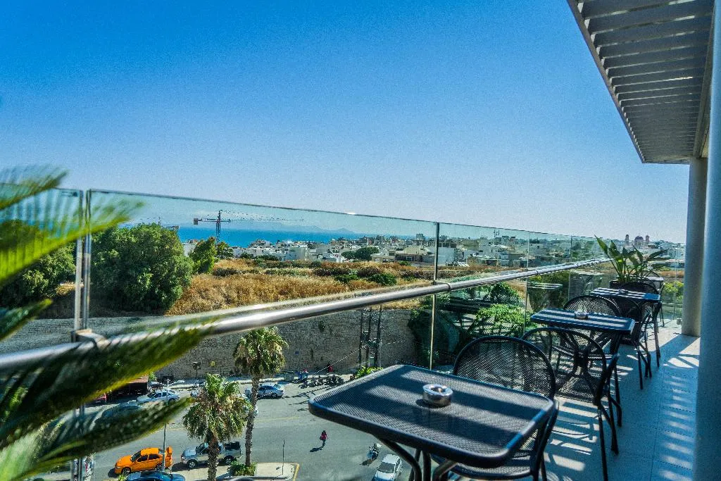 Terrace, Castello City, Crete