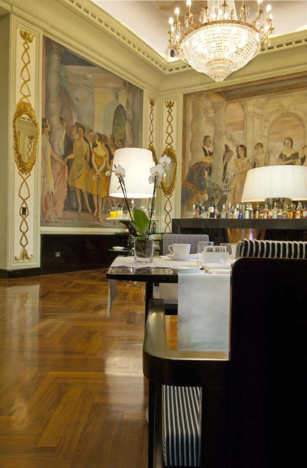 Restaurant, Grand Hotel Palace Rome, Rome