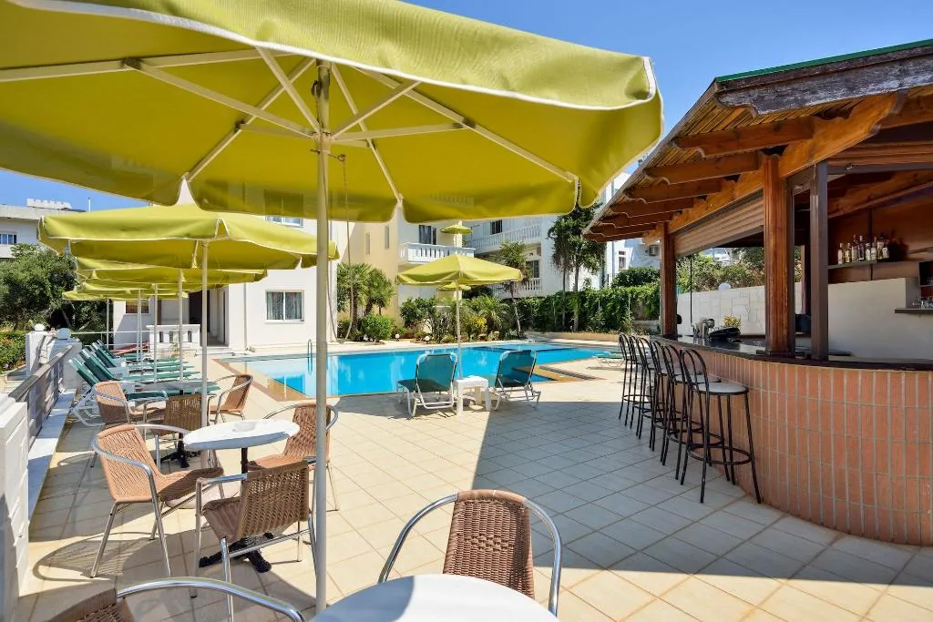 Terrace, Poseidon Apartments, Crete